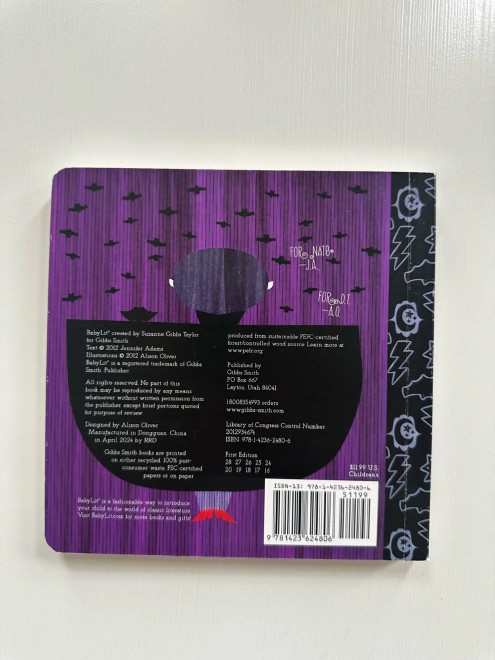 Little Monster Stoker's Dracula: A Counting Primer Board Book